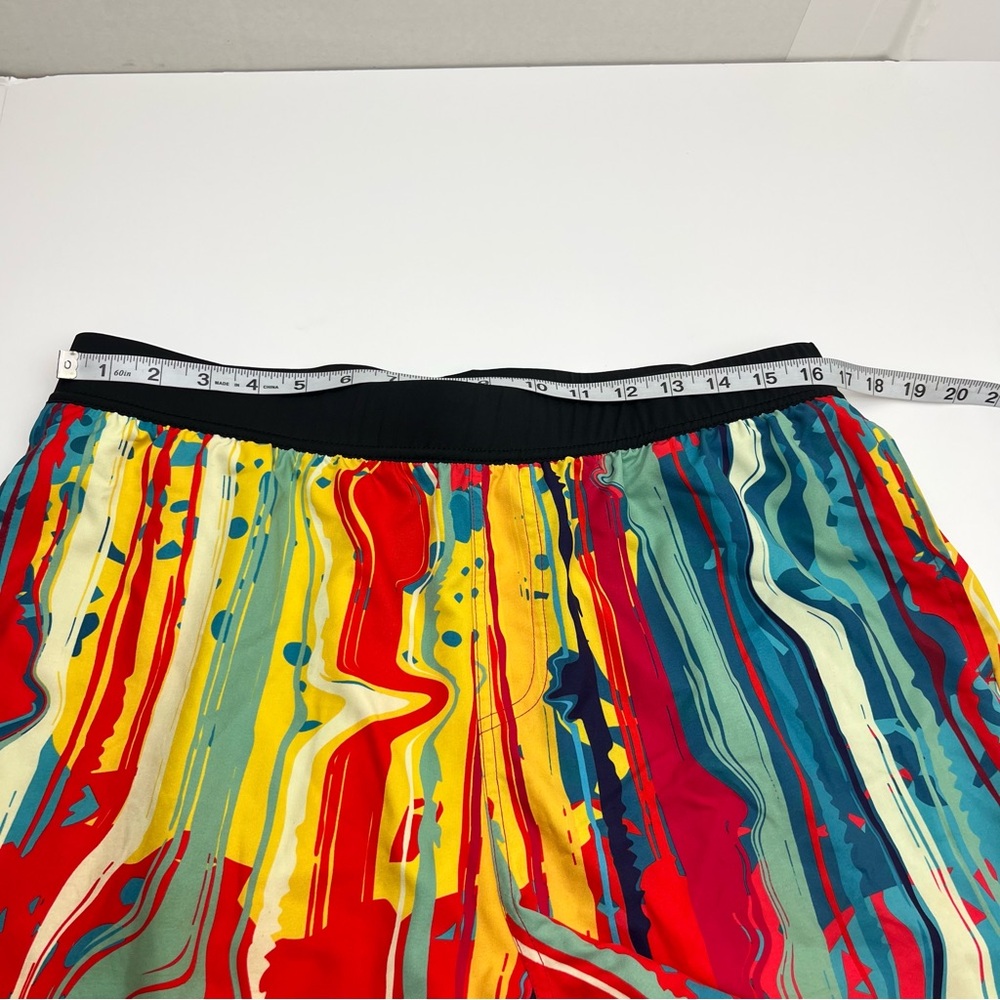 Tachuntfish THF Mens 2XL Active Shorts Aztec Geometric Workout Exercise Colorful - Picture 3 of 12